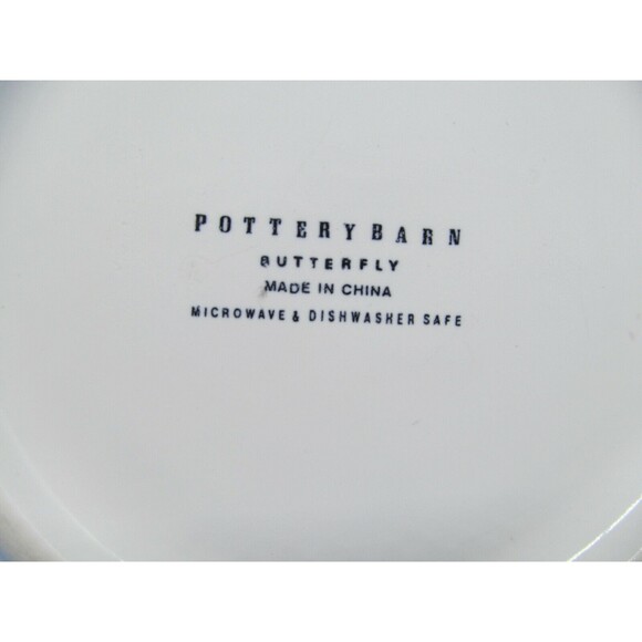 Pottery Barn Butterfly 8" Salad Dessert Plates Bundle of 3 - Picture 3 of 10